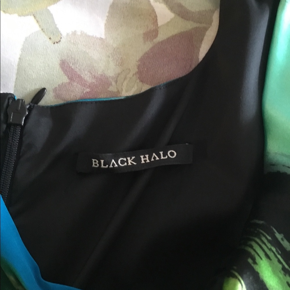 Black Halo Sleeveless Silk Dress - Picture 7 of 11